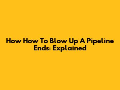 How 'How To Blow Up A Pipeline' Ends: Explained