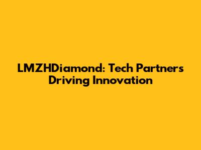 LMZHDiamond: Tech Partners Driving Innovation