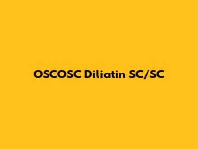 OSCOSC Diliatin SC/SC