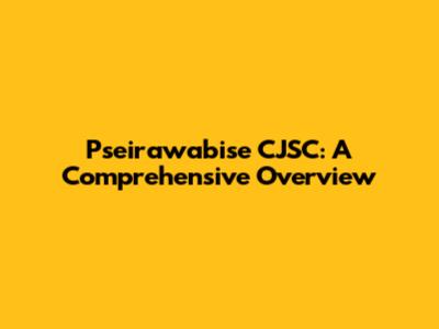 Pseirawabise CJSC: A Comprehensive Overview