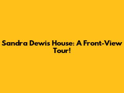 Sandra Dewi's House: A Front-View Tour!
