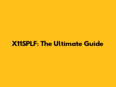 X11SPLF: The Ultimate Guide
